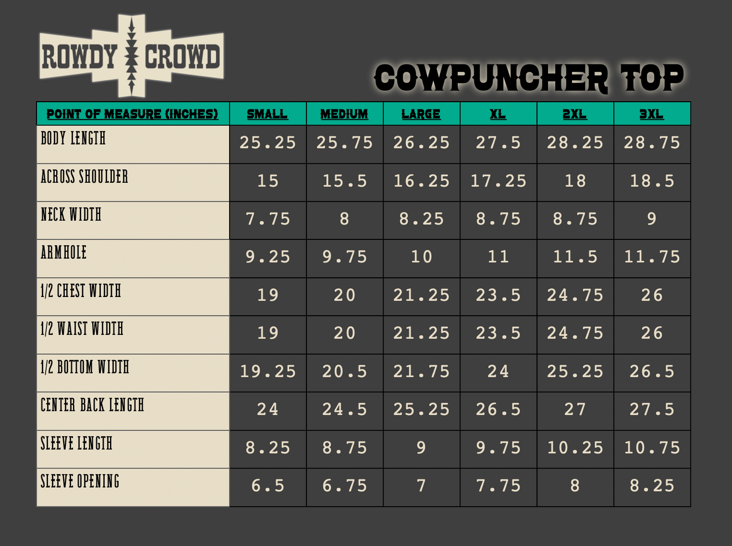 Cowpuncher Top