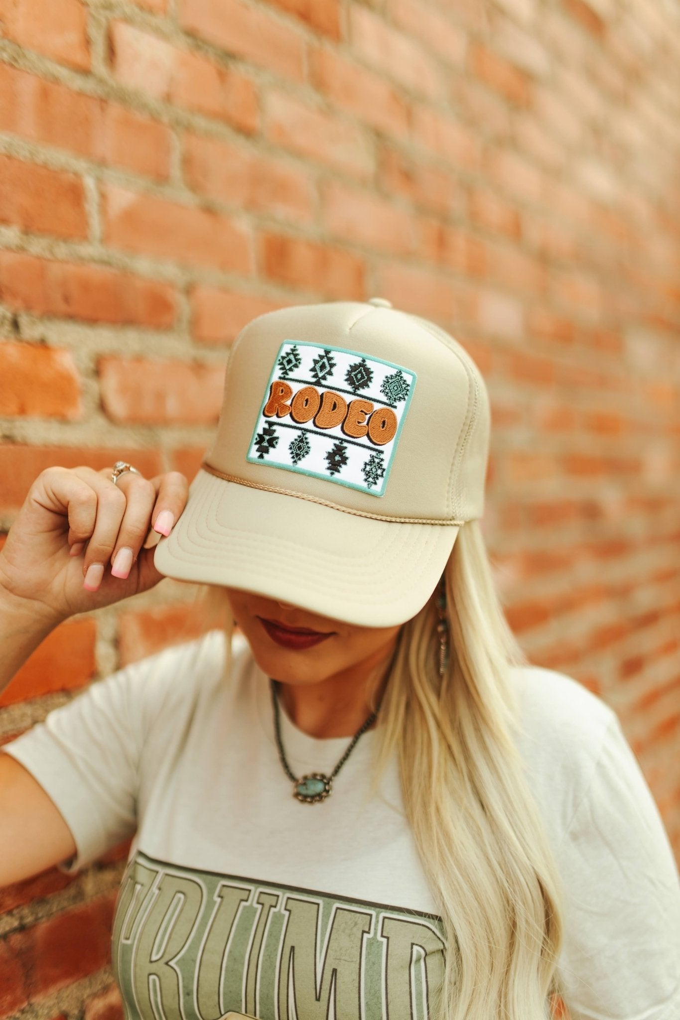 Aztec Rodeo Patch Trucker Hat