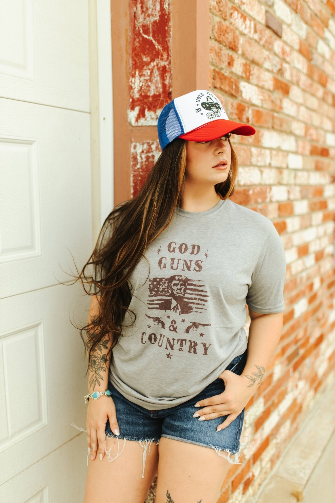 God, Guns and Country Trump Graphic Tee