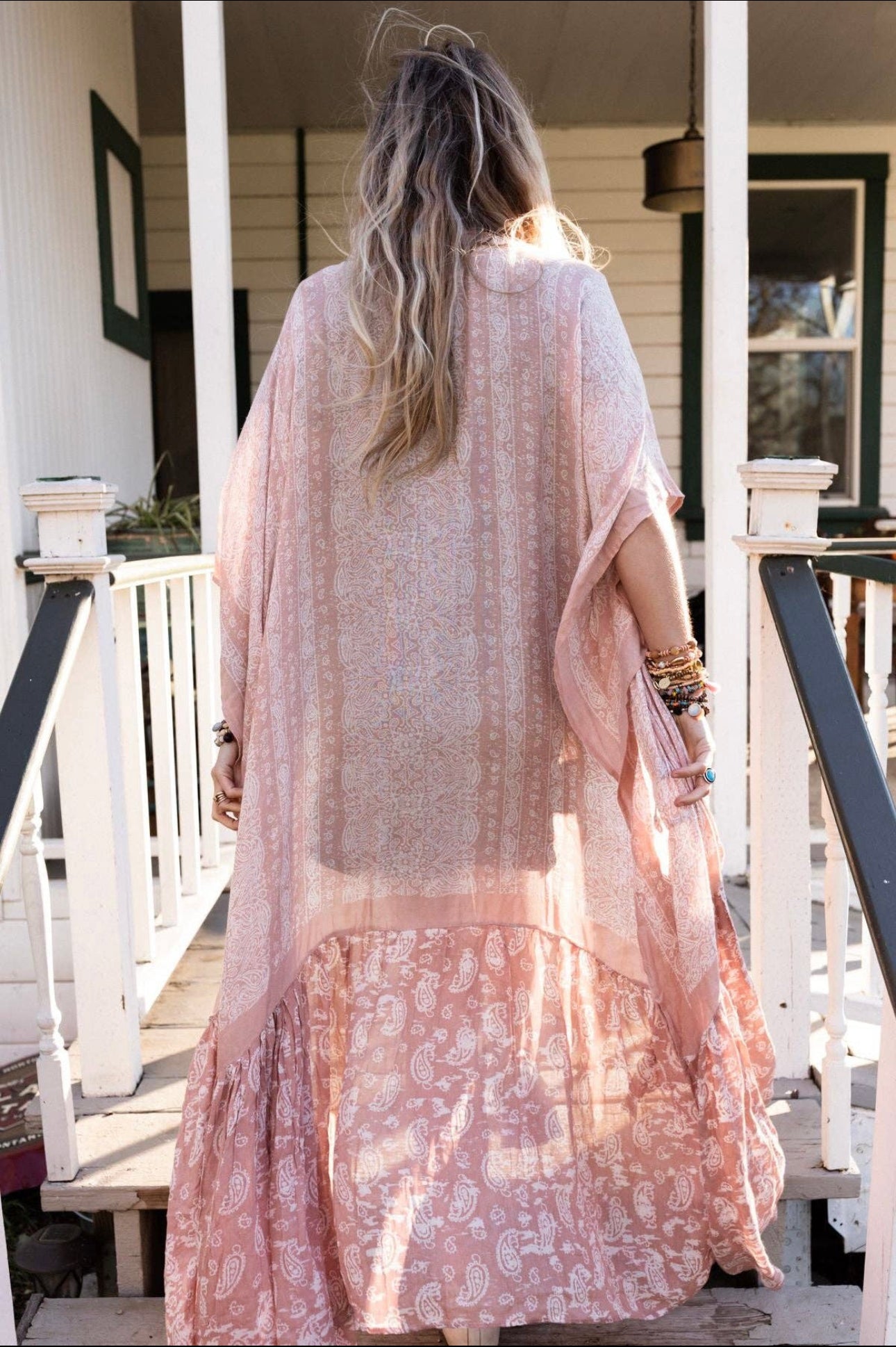 Paisley Pink Duster