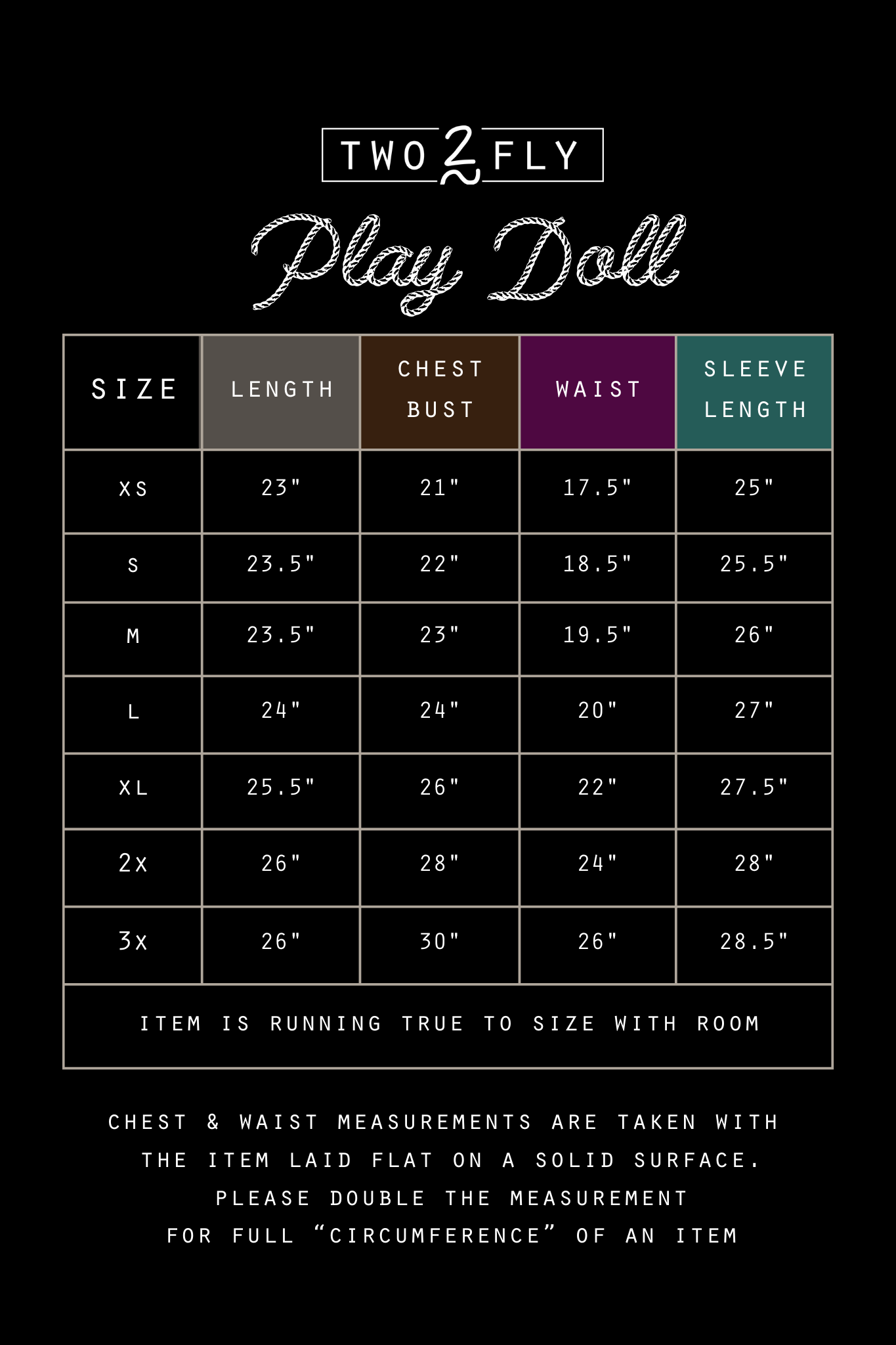 PLAY DOLL [MISSING SIZES]